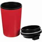 Набор FLEECY с термостаканом, красный