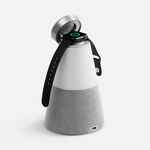 BLUETOOTH-колонка с беспроводной зарядкой и подсветкой CONE SONANCE, серая