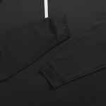 Свитшот на молнии из бифлекса MORFISS, черный, размер XS/S