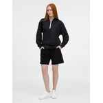 Свитшот на молнии из бифлекса MORFISS, черный, размер XS/S