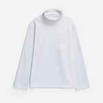 Лонгслив из бифлекса MORFISS, белый, размер M/L