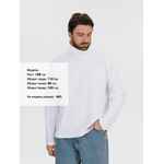 Лонгслив из бифлекса MORFISS, белый, размер M/L