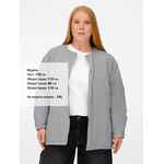 Куртка унисекс VETER, серая, размер XS/S