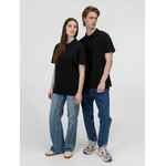 Рубашка поло унисекс PULSE, черная, размер S