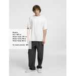 Футболка оверсайз унисекс LAVINIA, белая, размер XS/S