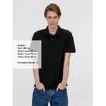 Рубашка поло унисекс PACIFIC, черная, размер S