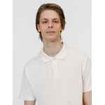 Рубашка поло унисекс PULSE, молочно-белая, размер S