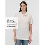 Рубашка поло унисекс PULSE, молочно-белая, размер S