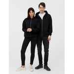 Толстовка унисекс оверсайз на молнии ZIPPY TERRY, черная, размер XS/S