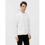 Толстовка унисекс оверсайз на молнии ZIPPY TERRY, белая, размер XS/S