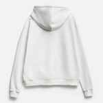 Толстовка унисекс оверсайз на молнии ZIPPY TERRY, белая, размер XS/S