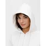 Толстовка унисекс оверсайз на молнии ZIPPY TERRY, белая, размер XS/S