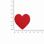 Наклейка тканевая LUNGA COR, M, красная