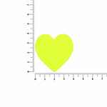 Наклейка тканевая LUNGA COR, M, желтый неон