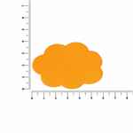 Наклейка тканевая LUNGA CALUM, L, оранжевый неон