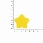 Наклейка тканевая LUNGA BIAL, M, желтая