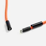 Кабель-ланьярд ENERGYFLEX POWER DELIVERY 60 Вт, оранжевый