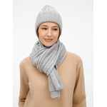 Шарф BELLISH, светло-серый меланж