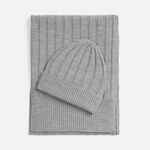 Шарф BELLISH, светло-серый меланж