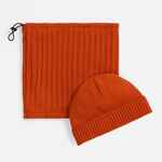 Шапка COMFLEECE, темно-оранжевая (кирпичная)