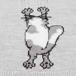 Джемпер SHARPICK, серебристо-серый меланж, размер S/M