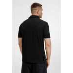 Рубашка поло унисекс SENTI, черная, размер S