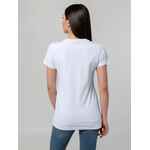 Футболка женская T-BOLKA STRETCH LADY, белая (холодный оттенок), размер S