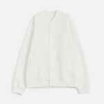 Бомбер унисекс ATMOSWEAR, молочно-белый, размер S