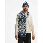 Шапка WINTERTUDE, синяя с белым