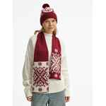 Шарф WINTERTUDE M, красный с белым