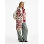 Шарф WINTERTUDE L, красный с белым