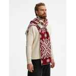 Шарф WINTERTUDE L, красный с белым