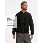 Бомбер унисекс ESTADO, черный, размер S