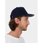 Бейсболка CLASSIC 2.0, темно-синяя с белым кантом