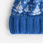 Шапка HOLIDALE, синяя с молочным