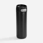 Термостакан X1 с цветной кнопкой, черный с серым