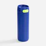 Термостакан X1 с цветной кнопкой, синий с желтым