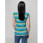 Футболка женская RAYET LADY двусторонняя, голубой/зеленый, размер S