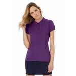 Рубашка поло женская HEAVYMILL темно-синяя, размер S