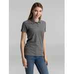 Рубашка поло женская PANAME WOMEN черный меланж, размер S