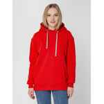 Толстовка с капюшоном UNIT KIRENGA HEAVY красная, размер XS
