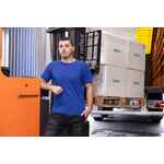 Футболка унисекс T-BOLKA 180, темно-синяя, размер S