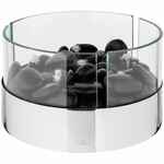 Настольный камин MAGNIFIQUE с базальтовыми камнями, VER.2