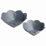 Корзина CORONA, большая, серо-голубая