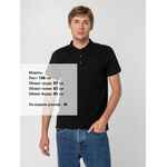 Рубашка поло мужская VIRMA STRETCH, черная, размер S
