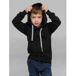 Толстовка с капюшоном детская KIRENGA KIDS, черная, 6 лет