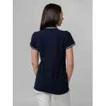 Рубашка поло женская VIRMA STRIPES LADY, темно-синяя, размер S