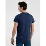 Футболка мужская приталенная REGENT FIT синий меланж, размер XS