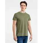 Футболка мужская приталенная REGENT FIT меланж хаки, размер XS