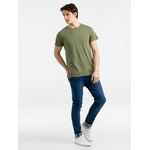 Футболка мужская приталенная REGENT FIT меланж хаки, размер XS